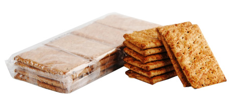 Short dough cookies with filling «Smuglyanka» with bran and raisins